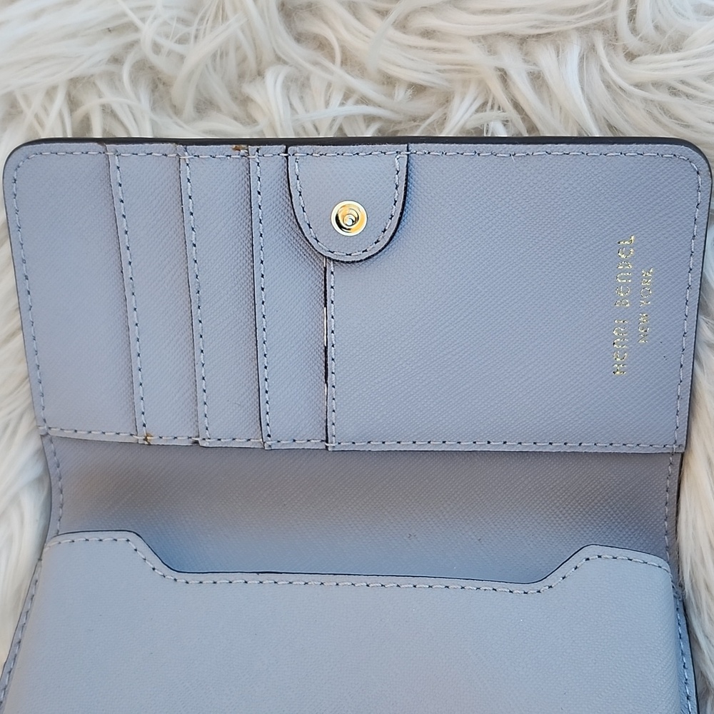 HENRI BENDEL LEATHER WALLET/PHONE CASE - Picture 5 of 10